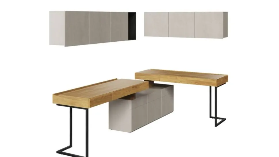 Meble młodzieżowe dla rodzeństwa Lenart Teen Flex SET-08A