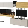 Meble młodzieżowe gamingowe Lenart Teen Flex SET-01