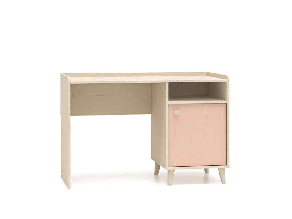 Mevel 07 Piasek pustyni/Millennial pink - biurko 1D