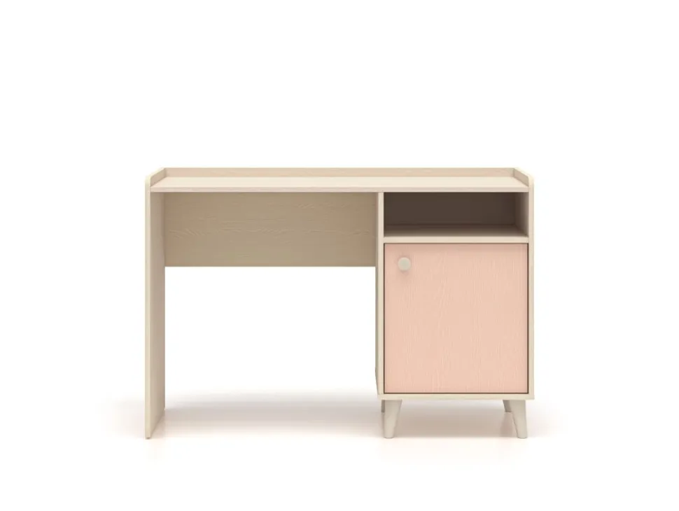 Mevel 07 Piasek pustyni/Millennial pink - biurko 1D