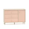 Mevel 05 Piasek pustyni/Millennial pink - komoda 1D3S