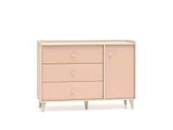 Mevel 05 Piasek pustyni/Millennial pink - komoda 1D3S
