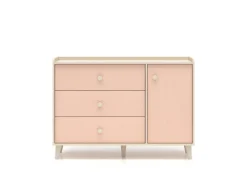 Mevel 05 Piasek pustyni/Millennial pink - komoda 1D3S