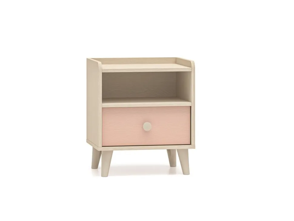 Mevel 10 Piasek pustyni/Millennial pink - szafka 1S