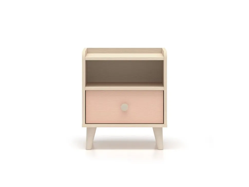 Mevel 10 Piasek pustyni/Millennial pink - szafka 1S