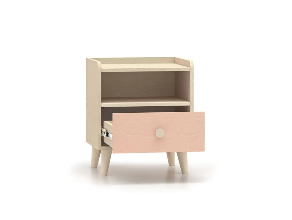 Mevel 10 Piasek pustyni/Millennial pink - szafka 1S