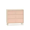 Mevel 06 Piasek pustyni/Millennial pink - komoda 3S