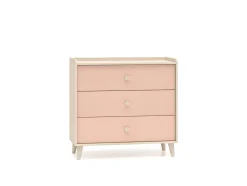 Mevel 06 Piasek pustyni/Millennial pink - komoda 3S