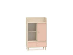 Mevel 04 Piasek pustyni/Millennial pink - komoda 1D1S