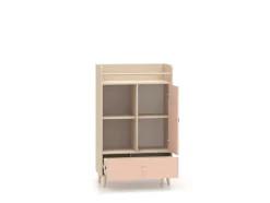 Mevel 04 Piasek pustyni/Millennial pink - komoda 1D1S