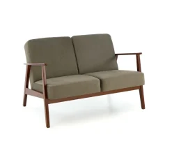 MILANO 2S sofa - oliwkowy tap. Castel 39 (1p=1szt)1 sztuka