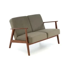 MILANO 2S sofa - oliwkowy tap. Castel 39 (1p=1szt)1 sztuka