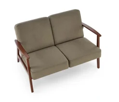 MILANO 2S sofa - oliwkowy tap. Castel 39 (1p=1szt)1 sztuka