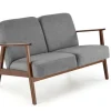 MILANO 2S sofa - popielaty tap. Castel 93 (1p=1szt)1 sztuka