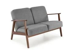 MILANO 2S sofa - popielaty tap. Castel 93 (1p=1szt)1 sztuka