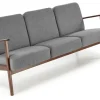 MILANO 3S sofa- popielaty tap. Castel 93 (1p=1szt)1 sztuka