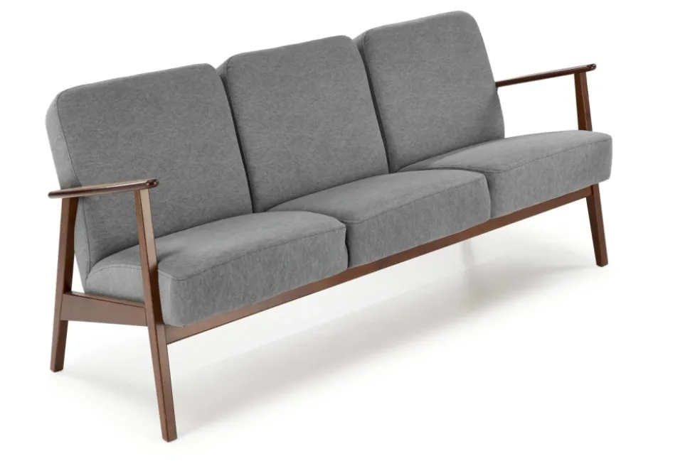 MILANO 3S sofa- popielaty tap. Castel 93 (1p=1szt)1 sztuka