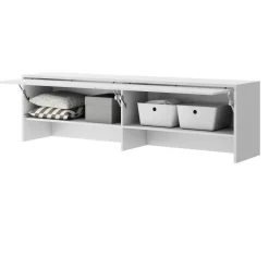 NADSTAWKA BC-09 DO PÓŁKOTAPCZANU POZIOMEGO BIAŁY / BIAŁY POŁYSK BED CONCEPT Lenart
