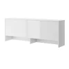 NADSTAWKA BC-10 DO PÓŁKOTAPCZANU POZIOMEGO BIAŁY / BIAŁY POŁYSK BED CONCEPT Lenart