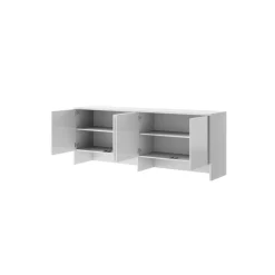 NADSTAWKA BC-10 DO PÓŁKOTAPCZANU POZIOMEGO BIAŁY / BIAŁY POŁYSK BED CONCEPT Lenart