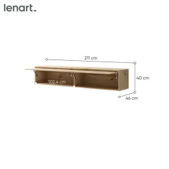 NADSTAWKA BC-15 DO PÓŁKOTAPCZANU POZIOMEGO DĄB ARTISAN BED CONCEPT Lenart