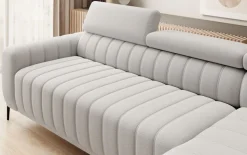 Narożnik z funkcją spania 140x197 i pojemnikiem prawostronny Gandi Corner Vouge 02 - piaskowy