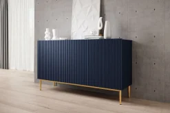 NICOLE KOMODA 150 3D - wave blue / złoty stelaż