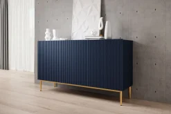 NICOLE KOMODA 150 3D - wave blue / złoty stelaż