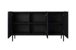 NICOLE KOMODA 150 3D - wave blue / czarny stelaż