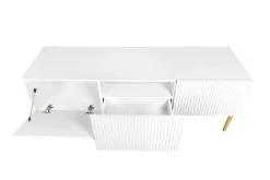 NICOLE RTV 150 2D1SZ - biały mat / złoty stelaż