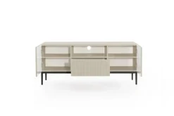 NICOLE RTV 150 2D1SZ - cashmere / czarny stelaż