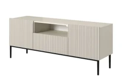 NICOLE RTV 150 2D1SZ - cashmere / czarny stelaż