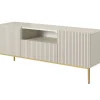 NICOLE RTV 150 2D1SZ - cashmere / złoty stelaż