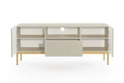NICOLE RTV 150 2D1SZ - cashmere / złoty stelaż