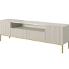 NICOLE RTV 200 2D2SZ - cashmere / złoty stelaż