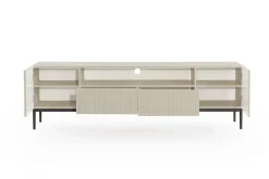 NICOLE RTV 200 2D2SZ - cashmere / czarny stelaż