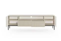 NICOLE RTV 200 2D2SZ - cashmere / czarny stelaż