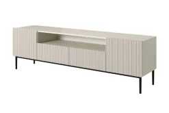 NICOLE RTV 200 2D2SZ - cashmere / czarny stelaż