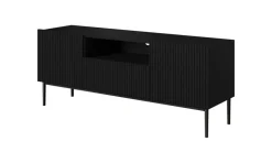 NICOLE RTV 150 2D1SZ - czarny mat / czarny stelaż