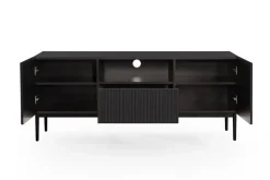 NICOLE RTV 150 2D1SZ - czarny mat / czarny stelaż