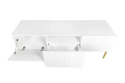 NICOLE RTV 150 2K1SZ - biały mat / złoty stelaż