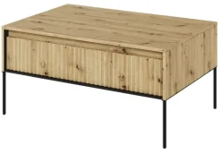Niski stolik loftowy Lenart Trend TR-09 dąb artisan