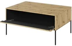 Niski stolik loftowy Lenart Trend TR-09 dąb artisan