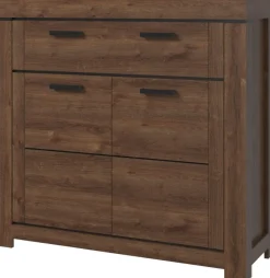 Nowoczesna komoda pokojowa  Brass 2d1s