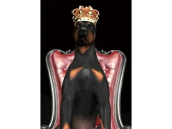Obraz Dog in Crown