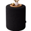 Okragła pufa baranek boucle czarna Hauss Roller Baloo 2082