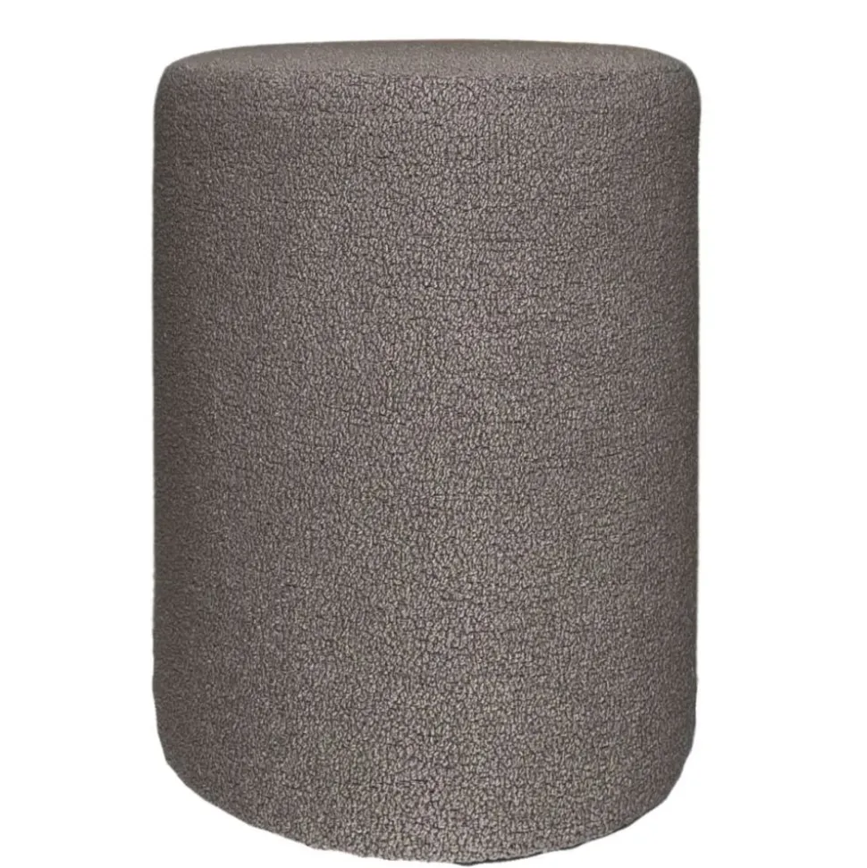 Okragła pufa baranek boucle Hauss Roller Manza 92
