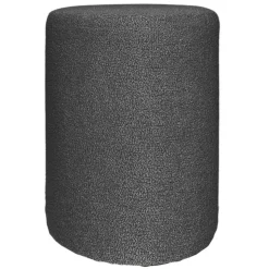 Okragła pufa baranek boucle szara Hauss Roller Manza 99
