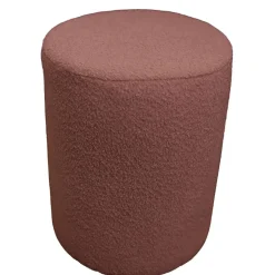 Okragła pufa baranek boucle różowa Hauss Roller Baloo 2071
