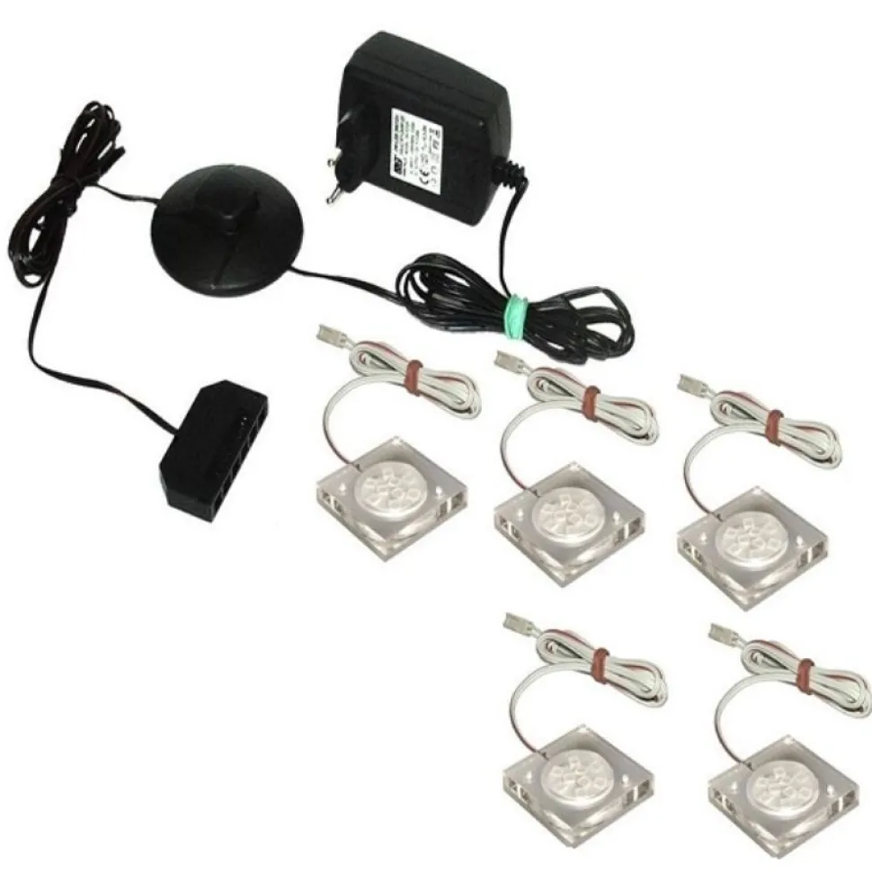 Oświetlenie Mebelbos LED 5x Stik
